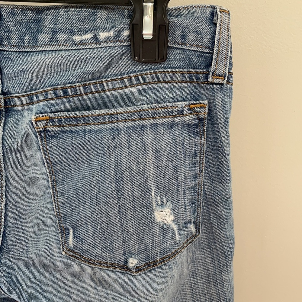 J. Crew Toothpick Ankle Distressed Jeans Size 27 - Picture 6 of 9